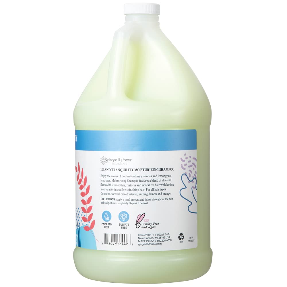 Ginger Lily Farms Botanicals Island Tranquility Shampoo Gallon