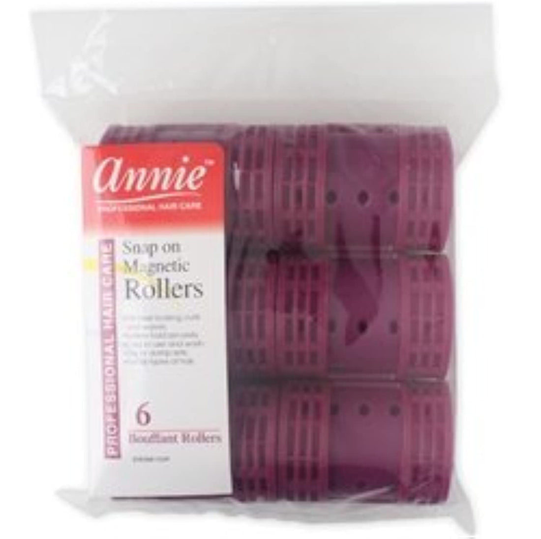 Annie Snap on Magnetic Rollers 6 pack X-Jumbo #1219