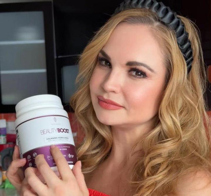 VITASEI Hydrolyzed Collagen Peptides Powder with Vitamin C & Resveratrol - Hair, Skin and Nails Vitamins for Women & Men - Bone and Joint Supplement - Coconut Flavored - 16 oz