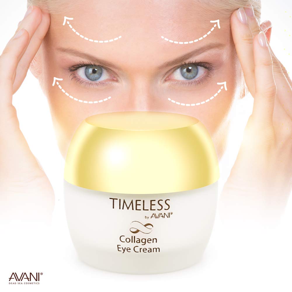 Timeless by AVANI Collagen Eye CreamTimeless By AVANI Dead Sea Cosmetics Collagen Eye Cream ââ‚¬â€œ Anti-Aging, Antioxidant ââ‚¬â€œ For Wrinkles, Puffiness, Fine Lines ââ‚¬â€œ 1.7 Fl. Oz.