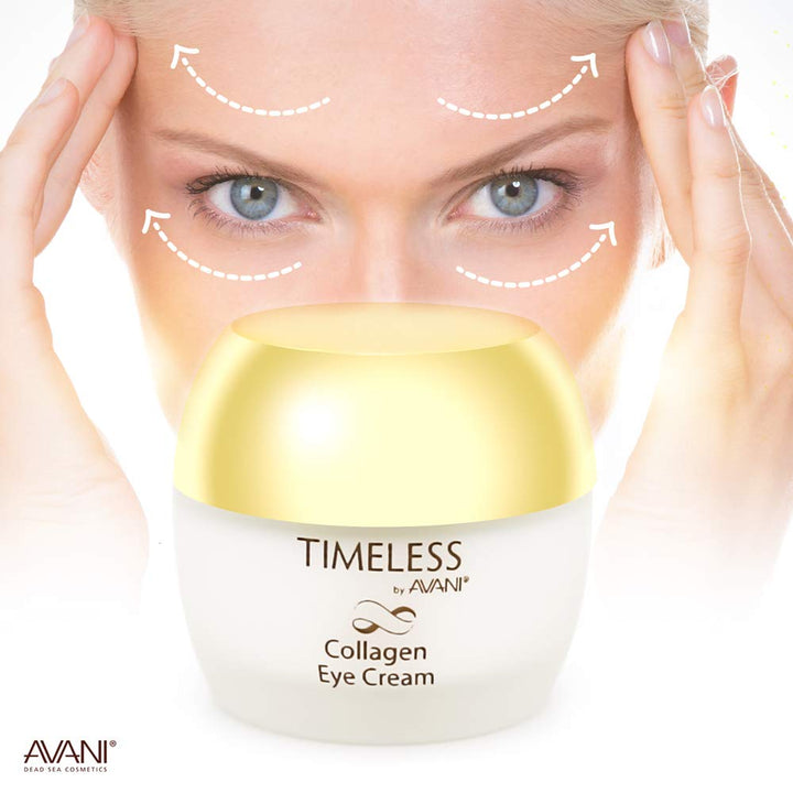Timeless by AVANI Collagen Eye CreamTimeless By AVANI Dead Sea Cosmetics Collagen Eye Cream ââ‚¬â€œ Anti-Aging, Antioxidant ââ‚¬â€œ For Wrinkles, Puffiness, Fine Lines ââ‚¬â€œ 1.7 Fl. Oz.
