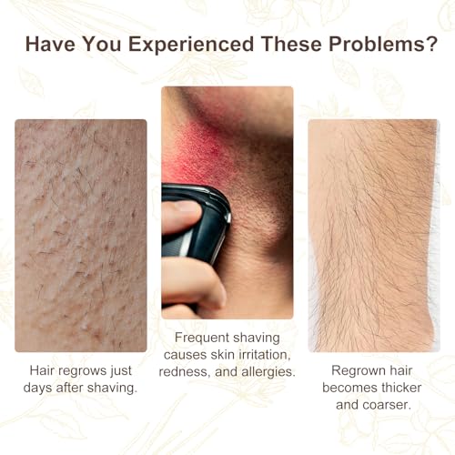 2PCS Cyperus Rotundus Oil, Natural Cyperus Rotundus Oil For Hair Removal, Reduces Unwanted Hair Growth, Moisturizes & Soothes The Skin, Suitable For All Skin Types