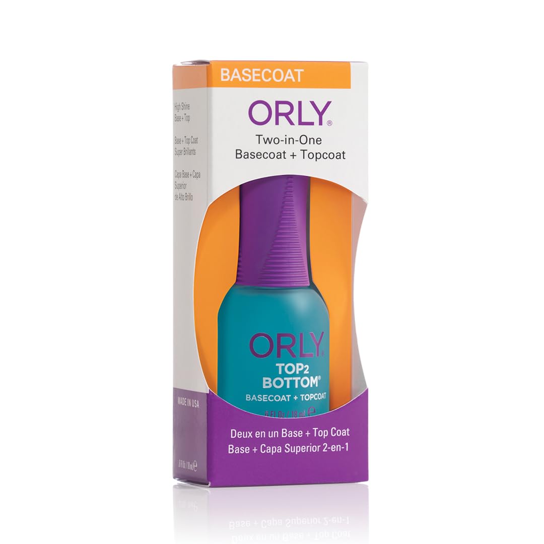 Orly Top 2 Bottom Nail Polish, Blue, 18ml