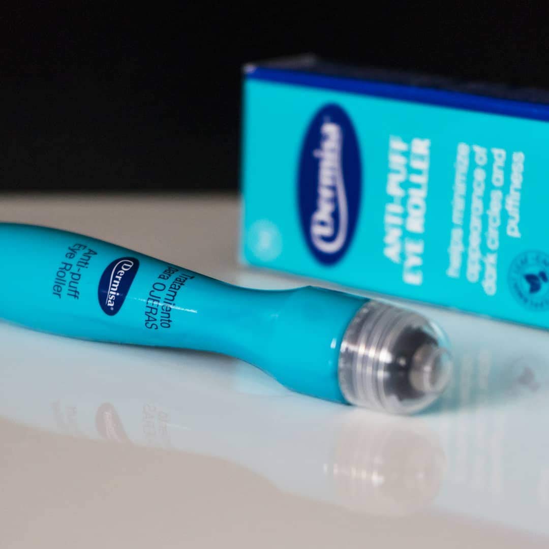 Dermisa Anti-Puff Eye Roller | For Dark Circles and Puffy Eyes | Caffeine & Vitamin A, E, & C | Pack of 1