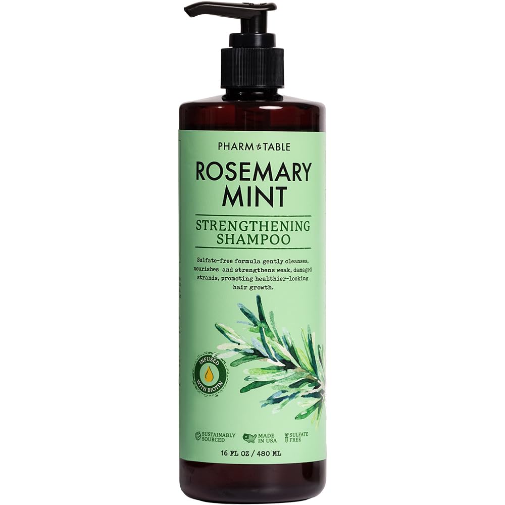 PHARM TO TABLE Rosemary & Mint Shampoo 480ml
