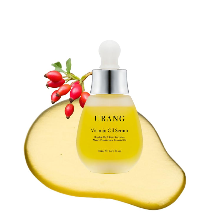 URANG Vitamin Oil Serum | Organic Deep Moisturizer Replenish Nutrients, Vibrancy & Elasticity For Skin | For All Skin Types Oily & Dry | Natural Skincare for Women, Men
