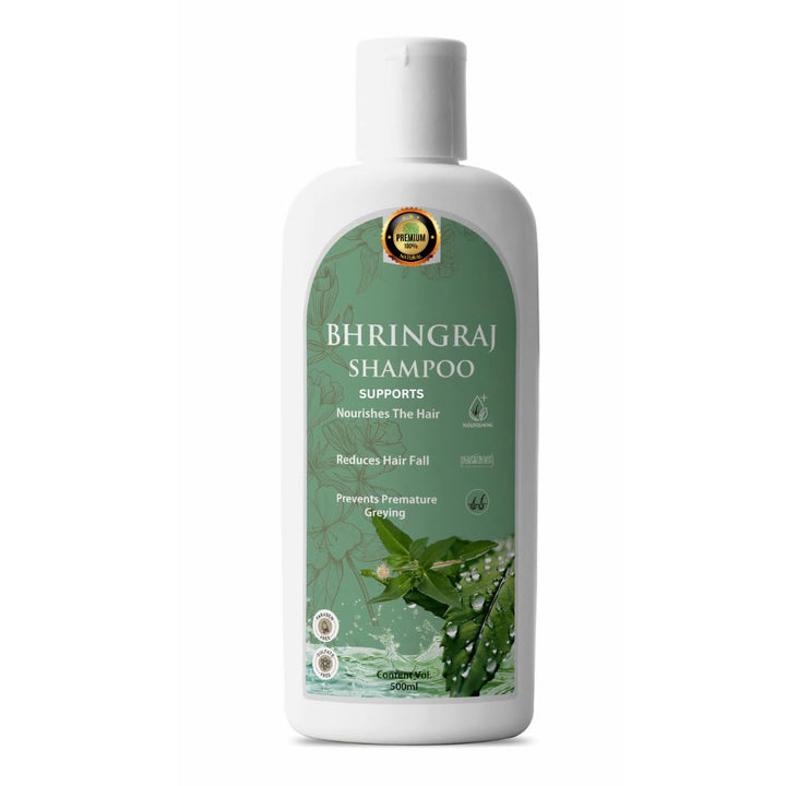 Bhringraj Shampoo, Eclipta Alba, King of Herbs for Hair For Hair Growth | Hair Cleanser | An Anti Hair Loss, Thickening formula, Anti Thinnining, for Women & Men, Anti Dandruff Treatment,16.9 oz