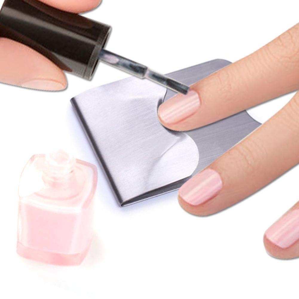 2pcs Stainless Steel Manicure Template French Line Edge Guide Trimmer Manicure Nail Art Beauty DIY Accessories Tool