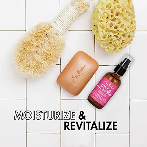 SheaMoisture Head To Toe Oil and Hair Oil for Dry Hair and Skin Jamaican Black Castor Oil Paraben Free Hair Oil, Body Oil 1.8 oz
