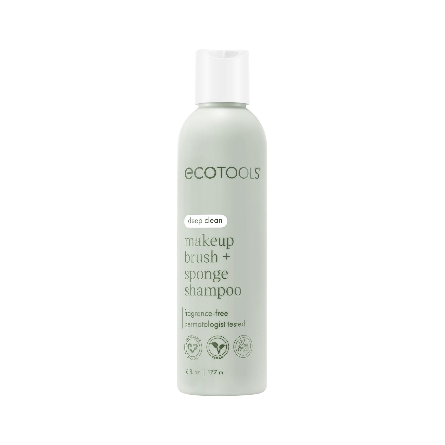 eco Tools Cruelty Free Makeup Brush Cleansing Shampoo, 170g
