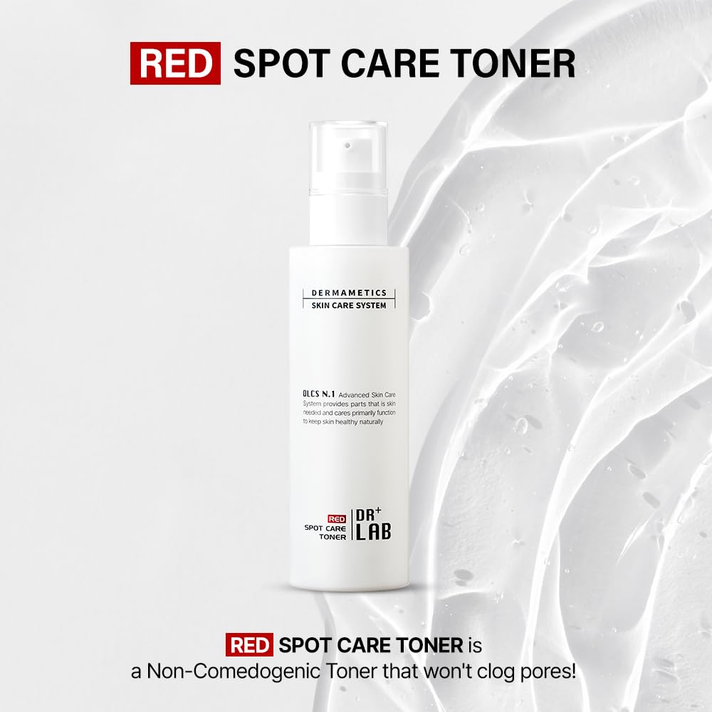 DR+LAB Red Spot Care Toner 5.07 fl oz /150ml Pore Refining Tightening pH Balance for Acne Prone Sensitive Skin Korean Skincare