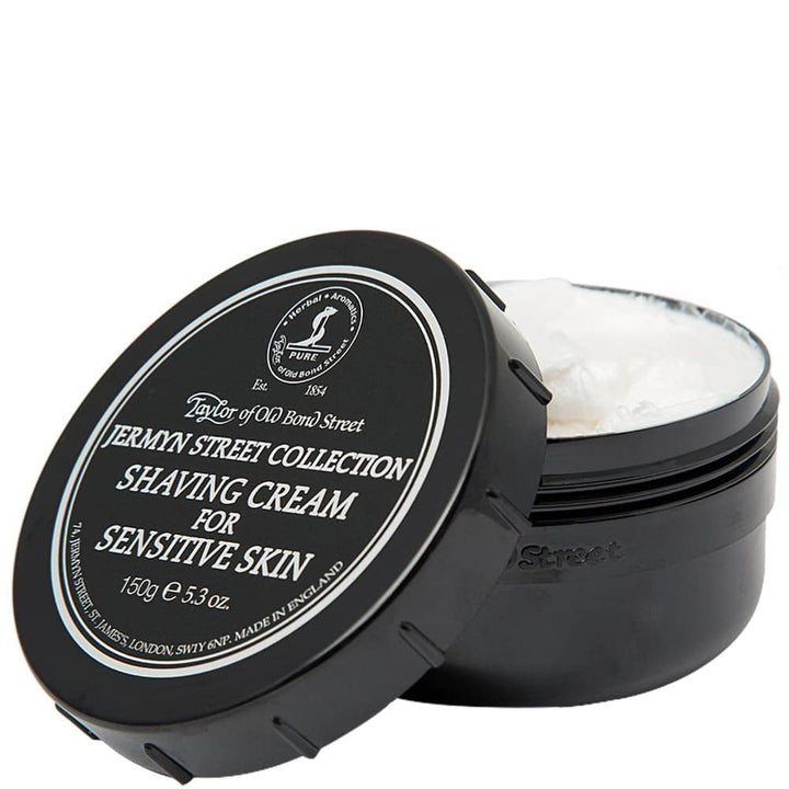 Taylor of Old Bond Street Jermyn Street Luxury Shaving Cream for Sensitive Skin, 5.3-Ounce