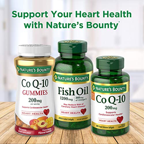 Nature's Bounty Fish Oil 1000 mg Coated Softgels, 220 Count