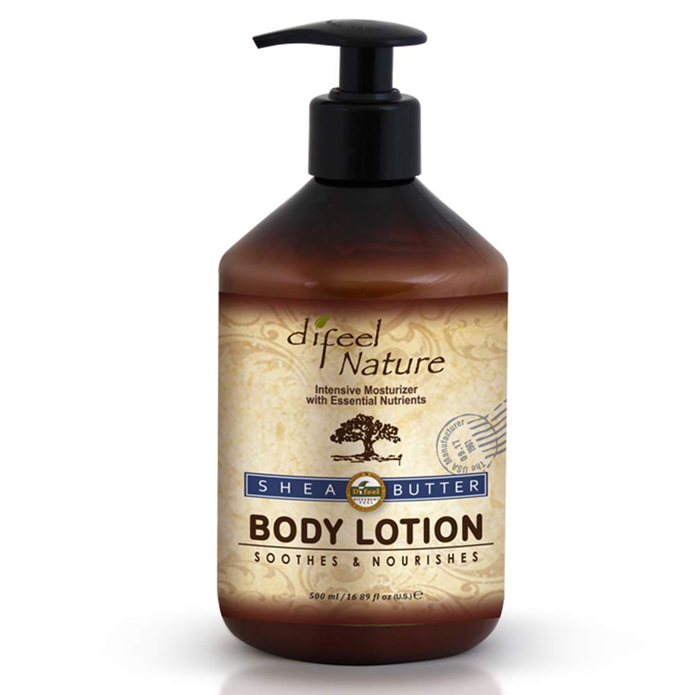 Difeel Nature Moisturizing Body and Hand Lotion - Shea Butter 16.9 ounce