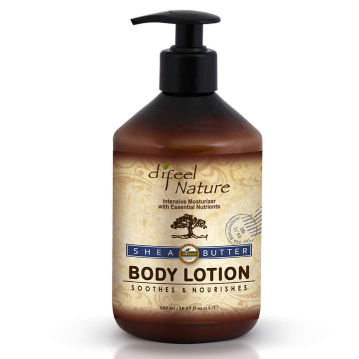 Difeel Nature Moisturizing Body & Hand Lotion - Shea Butter 16.9 ounce