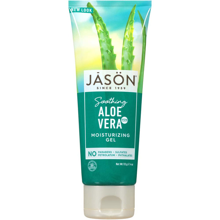 JASON Aloe Vera 98% Moisturizing Gel, 4 Ounce Tubes (Pack of 6)