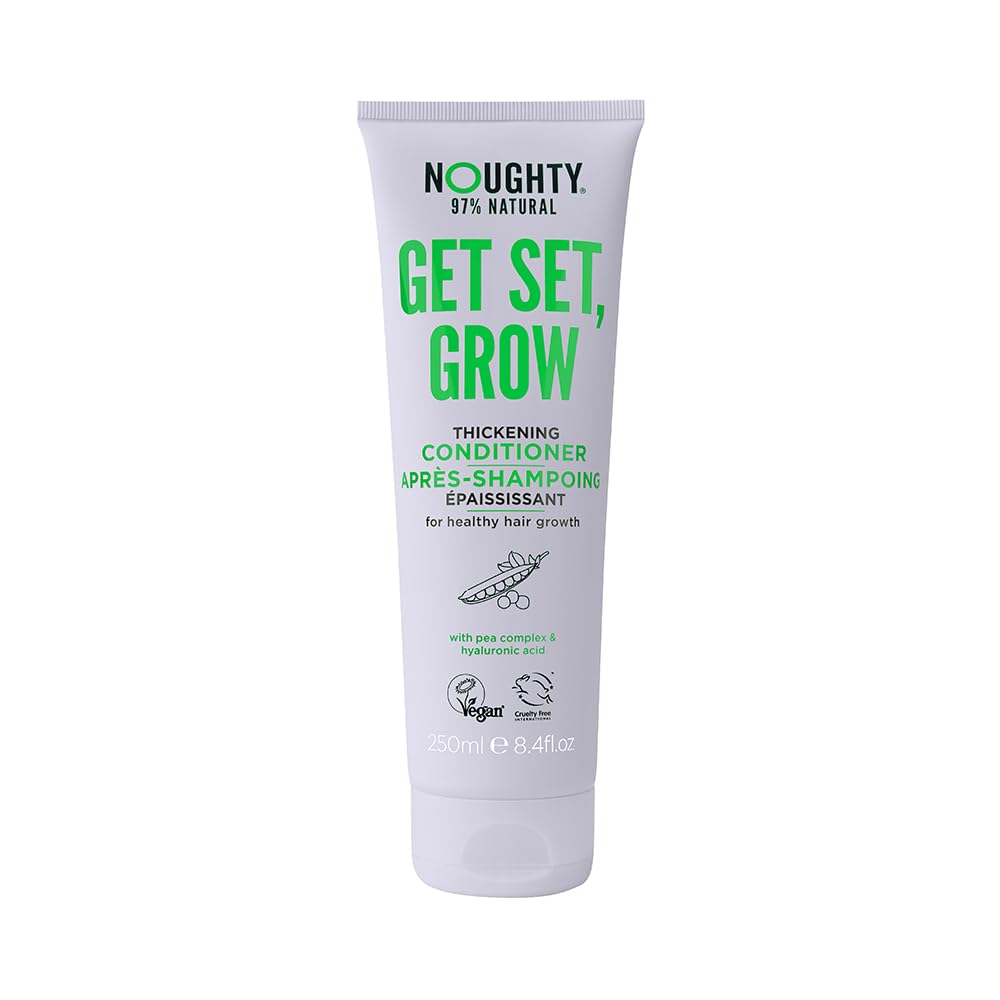 Noughty Get Set, Grow Hair Growth Conditioner Vegan Thickening Regrowth Repair Volumizing Hair, 250 ml, 8.4oz