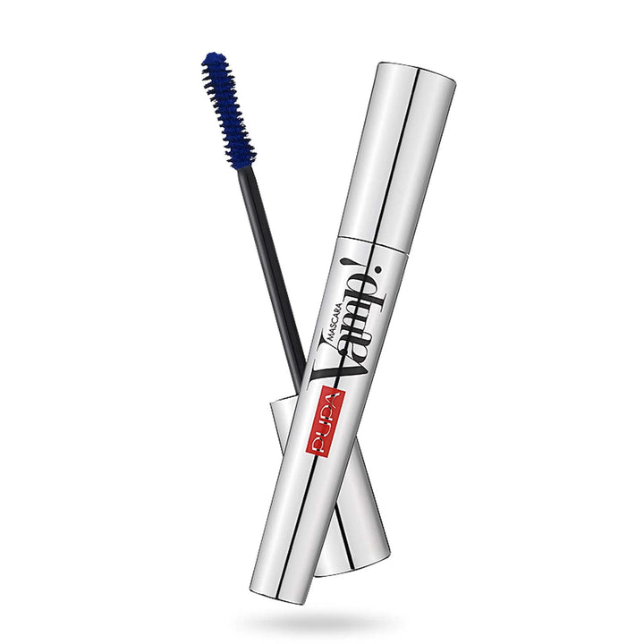 PUPA Milano Vamp Mascara Volumizing For Thick and Full Lashes Ophthalmologist Tested Paraben Free Makeup Tube, 300 Deep Night, 0.32 Ounce
