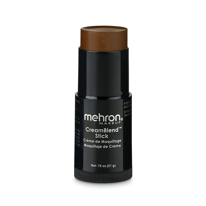 Mehron Makeup CreamBlend Stick - Foundation (.75 oz) (Dark 4)