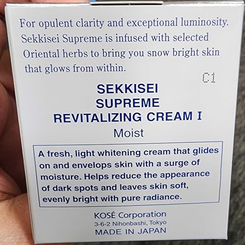 Kose Sekkisei Supreme Revitalizing Cream I 38ml