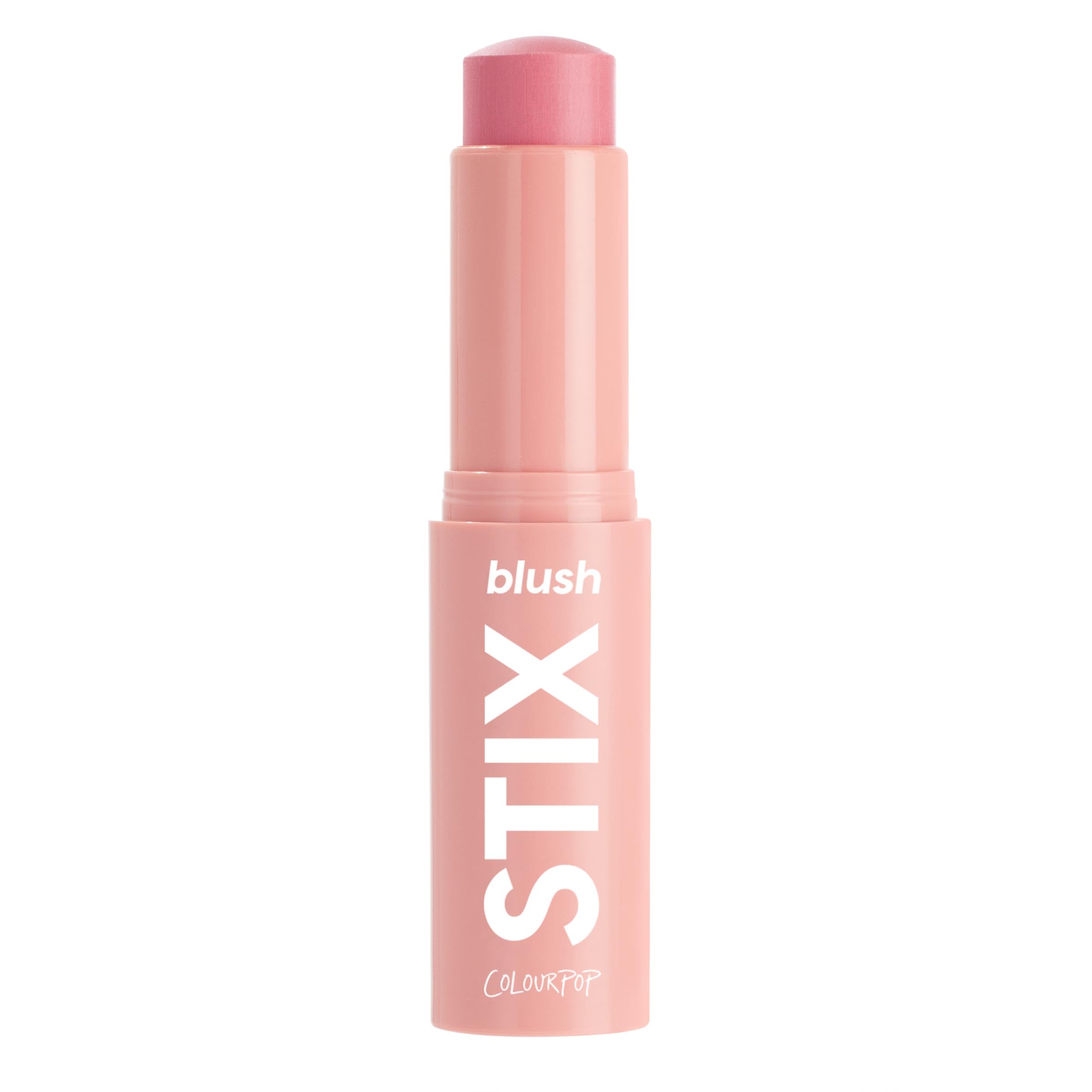 ColourPop Blush Stix - Cream Blush Stick with a Blendable, Hydrating Formula and Natural, Skin-Like Finish - Glowy Summer Makeup for Cheeks, Eyes & Lips - Cool It (0.28 oz)