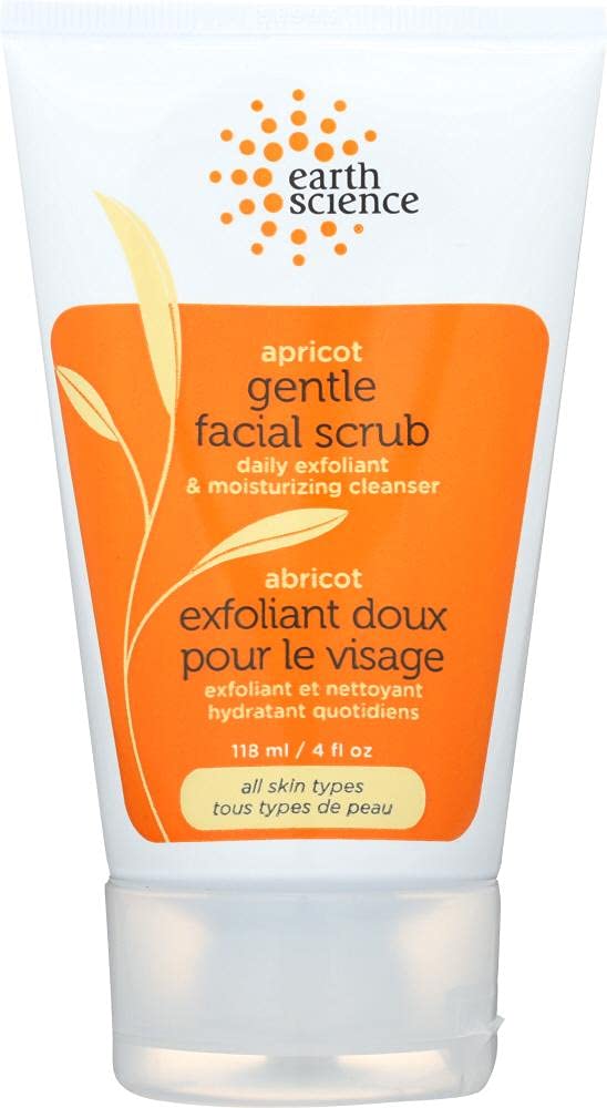Earth Science Facial Scrub Apricot Gentle - 4 Fl Oz