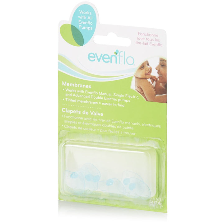 Evenflo Feeding Replacement Silicone Membranes for Advanced Breast Pumps (Pack of 6)