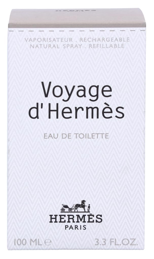 Voyage D'Hermes by Hermes Eau-de-toilette Refillable Spray for Unisex 3.30-Ounce
