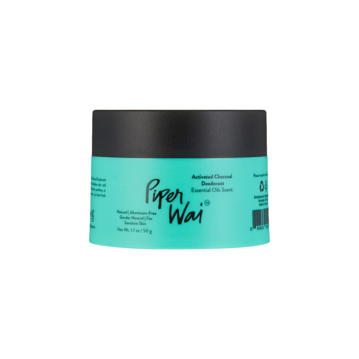 PiperWai Natural Deodorant Jar, 2 Ounce