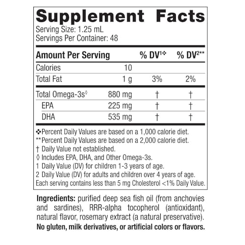 Nordic Naturals Children’s DHA Xtra, Berry Punch - 2 oz for Kids - 880 mg Total Omega-3s with EPA & DHA - Cognitive & Immune Function, Learning, Social Development - Non-GMO - 48 Servings