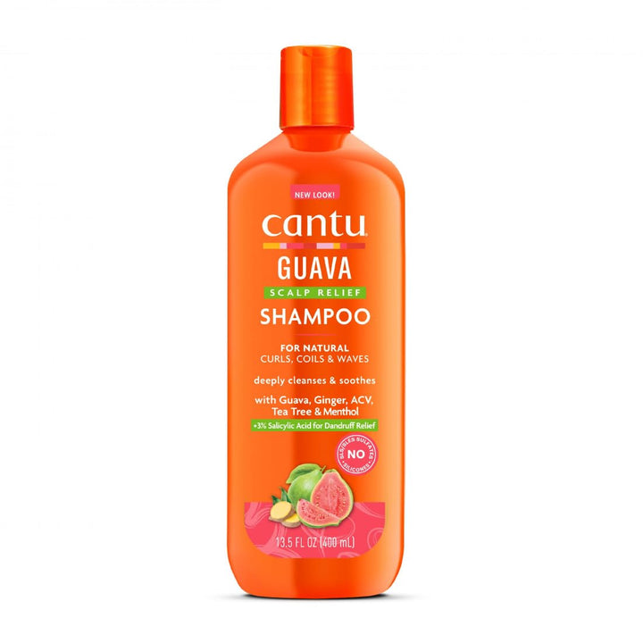 Cantu Guava Shampoo Scalp Relief 13.5 Ounce (400ml) (Pack of 2)