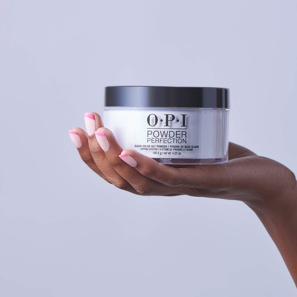 OPI Powder Perfection Clear Color Set Powder | Color Setting Nail Dipping Powder | 1.25 oz