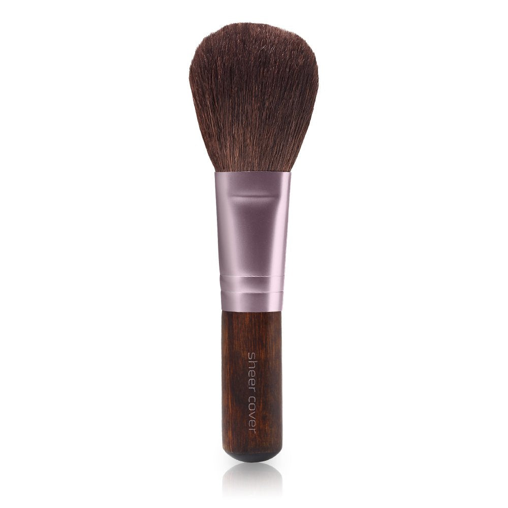 Sheer Cover Studio â‚¬â€œ Perfect Shade Mineral Foundation â‚¬â€œ Lightweight â‚¬â€œ Natural and Flawless Coverage â‚¬â€œ Tan Shade â‚¬â€œ with FREE Powder Brush â‚¬â€œ 4 Grams