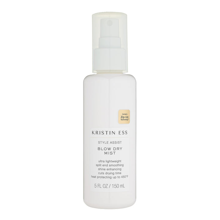 Kristin Ess Heat Protection Blow Dry Spray for Hair - Frizz Control + Anti-Humidity - Thermal Heat Protectant & Blowout Spray 450 Degrees - Adds Shine, Smooths, & Anti-Frizz - Pear Fragrance