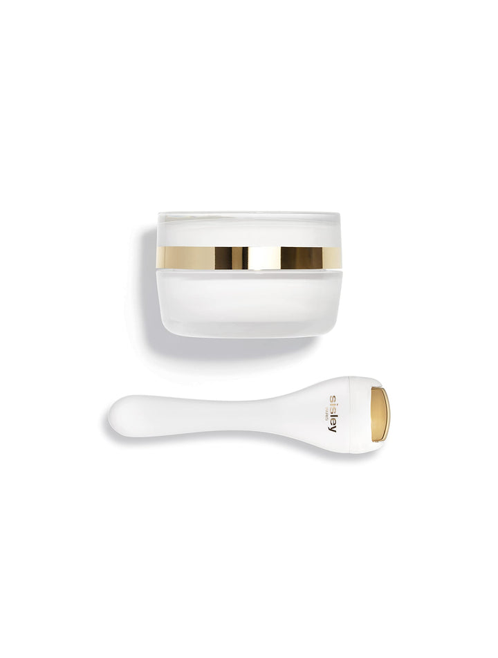 Sisleya L'Integral Anti-Age Eye And Lip Contour Cream & Limited Edition Massage Tool/0.5 oz. White