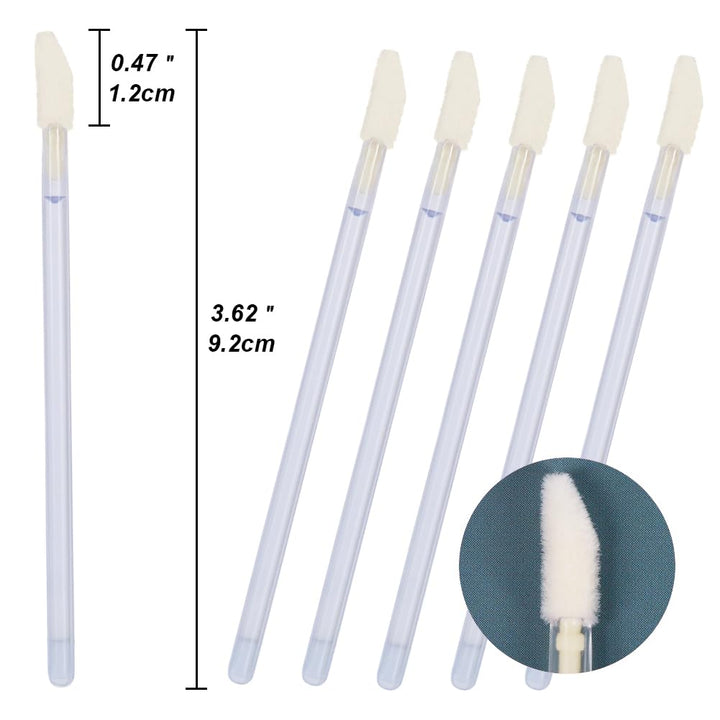 Shintop Disposable MakeUp Lip Brush Lipstick Gloss Wands Applicator Perfect Make Up Tool (100pcs clear)