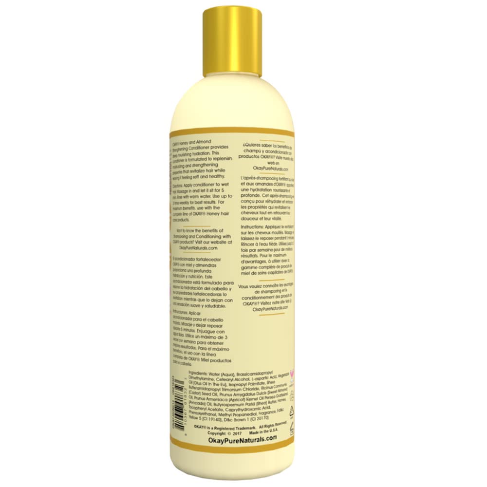 Okay Honey Nourishing and Strengthening Conditioner, 12 Ounce