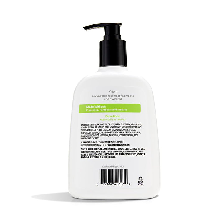 365 by Whole Foods Market, Moisturizing Lotion for Face & Body, All Skin Types, 16 Fl Oz