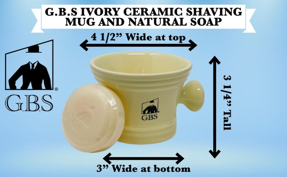 GBS Premium Classic Ivory Straight Razor Shaving Set - Shave Ready Straight Razor, Honing Sharpening.