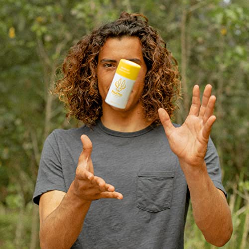 Hume Supernatural Aluminum Free Deodorant for Women & Men - Safe for Sensitive Skin - Probiotic, Plant-Based, Baking Soda Free, Aloe, & Cactus Flower, Anti Sweat, Stain & Odor - Coconut Coast 1-Pack