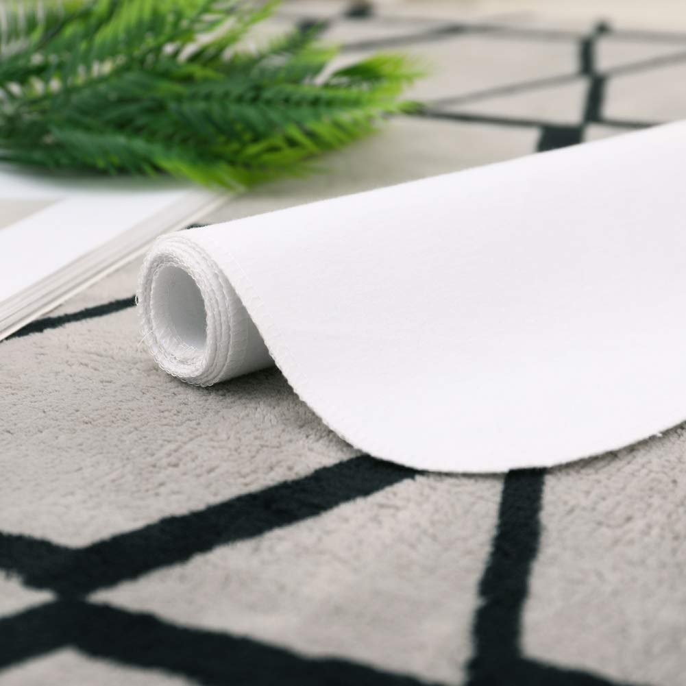 Flannel Crib Protector Pad, Water Resistant Utility Cotton Mattress Protector Pad, Solid White Waterproof Diaper Pad, One Size (34x36(2pack))