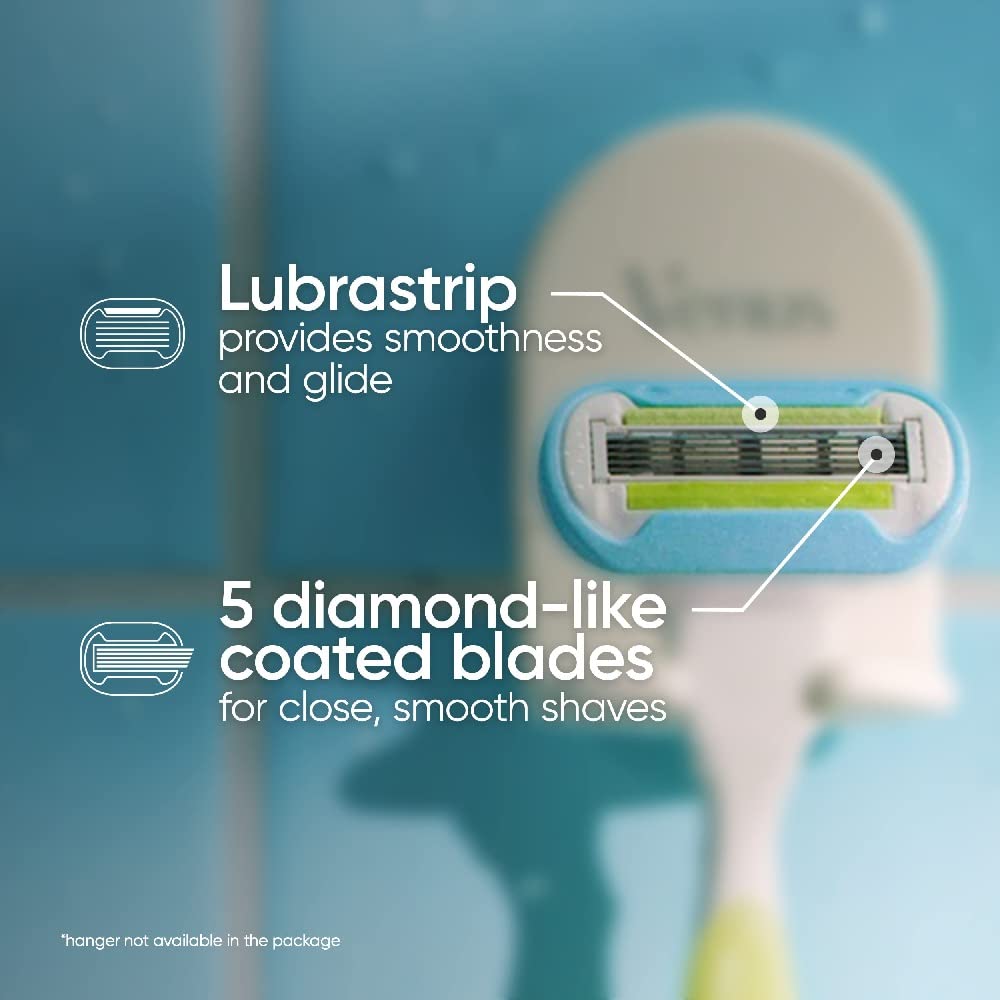 Gillette Venus Womens Razor Blade Refills, Venus Extra Smooth 4 Count and Venus Deluxe Smooth Sensitive 2 Count, 6 Total Refills