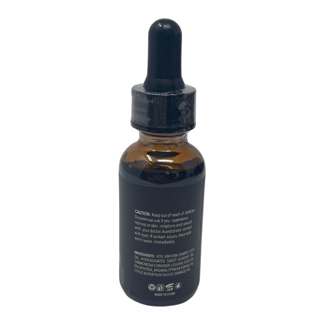 GBS Beard Oil with Premium Oval Wood Beard Brush with Boar Bristles, and Bamboo All Fine Beard Comb