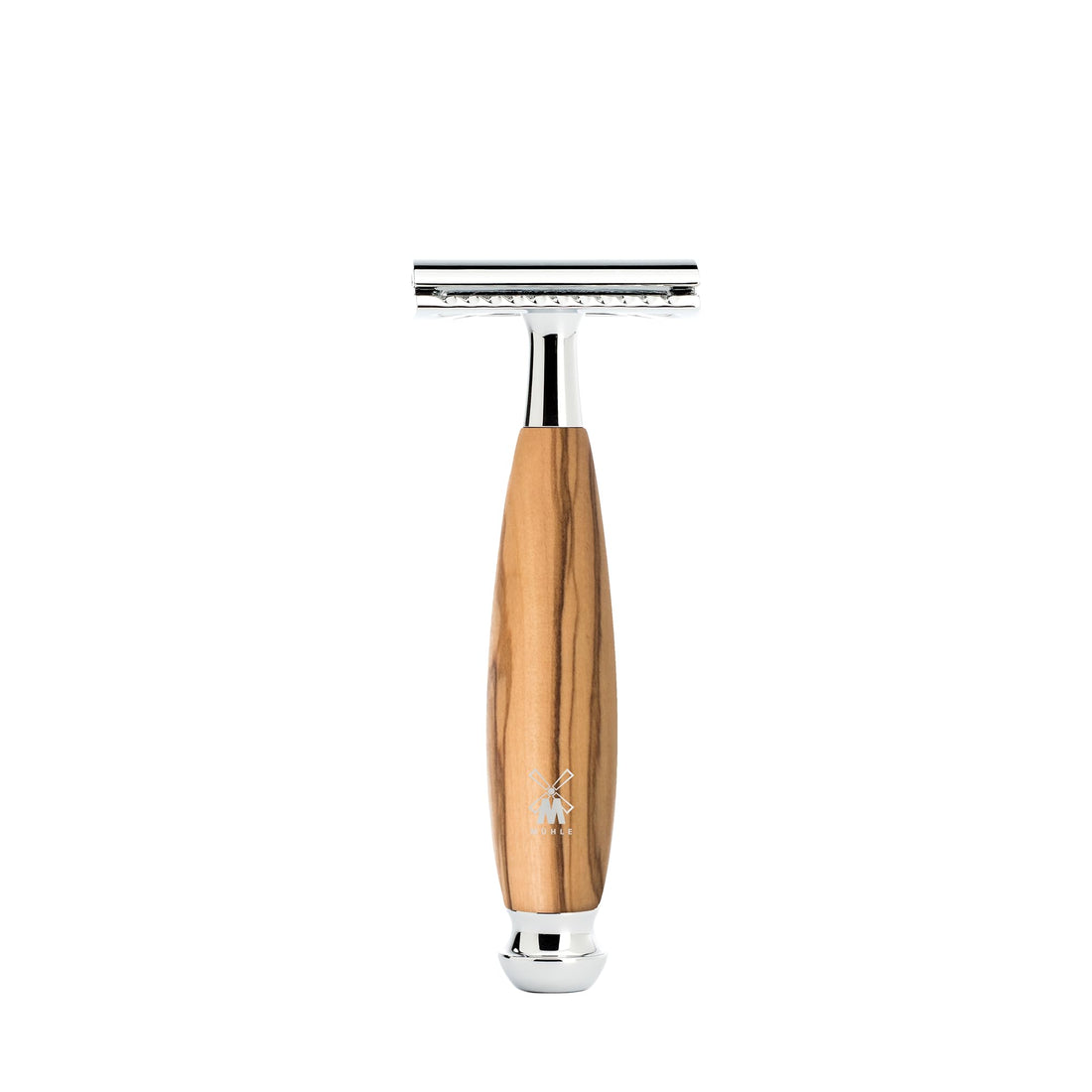 MÜHLE VIVO Closed Comb Safety Razor - Clean Shaving, Modern Design with Plumwood Handle