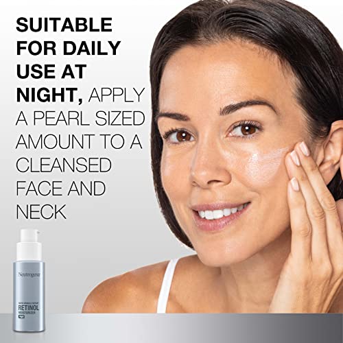 Neutrogena Rapid Wrinkle Repair Retinol Face Moisturizer Night Cream, Anti-Aging Face Cream with Retinol & Hyaluronic Acid, 1 fl. oz + Trial Size Hydro Boost Facial Cleanser, 0.5 fl. oz