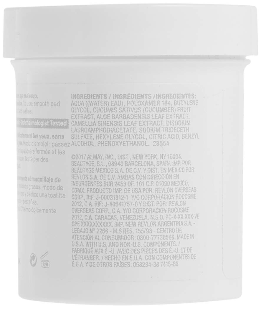 Almay Oil-free Eye Makeup Remover Pads, 80 Pads