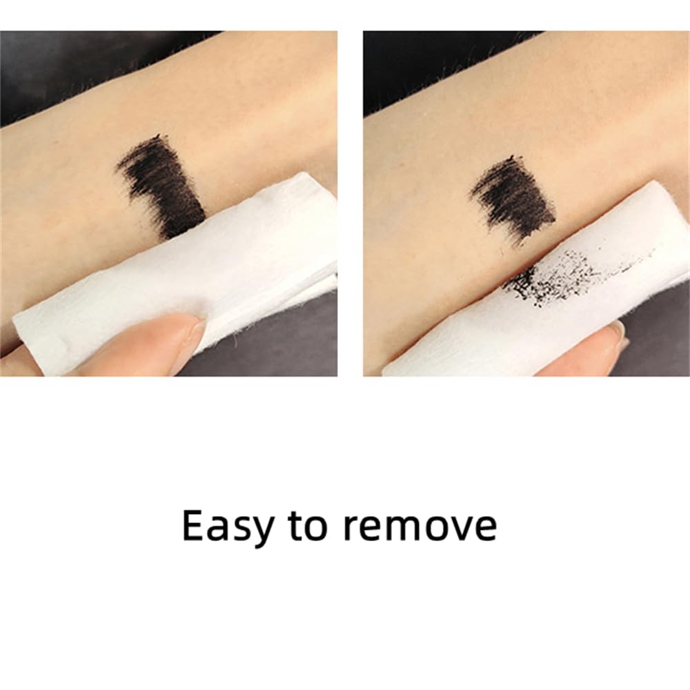 Black Waterproof Mascara for Fine Short Eyelash, Small Wand Brush Mascara, Long-Lasting, Smudge-proof, Voluminous Eyelashes, Gift(1 Pcs)