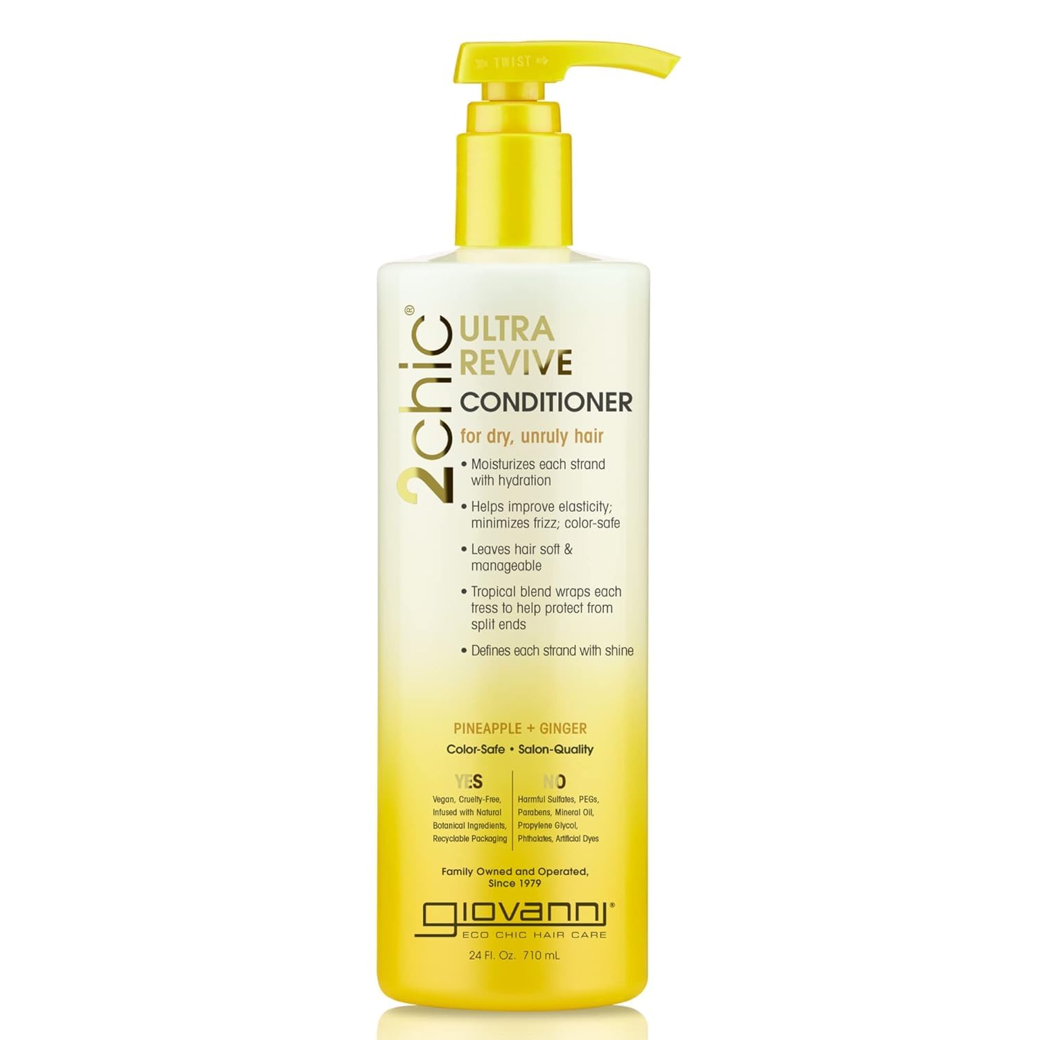 Giovanni Cosmetics Revive Pineapple & Ginger Conditioner, 24 Oz
