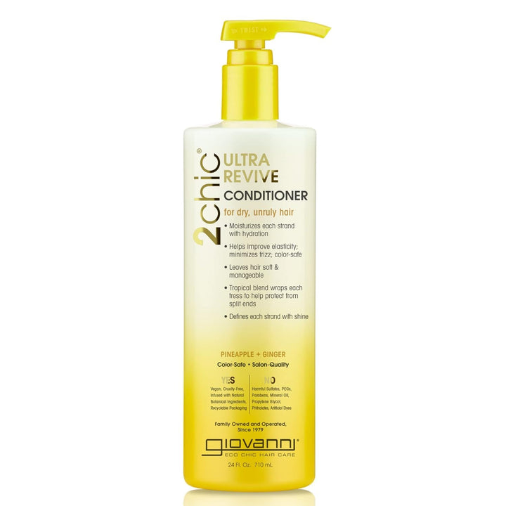 Giovanni Cosmetics Revive Pineapple & Ginger Conditioner, 24 Oz