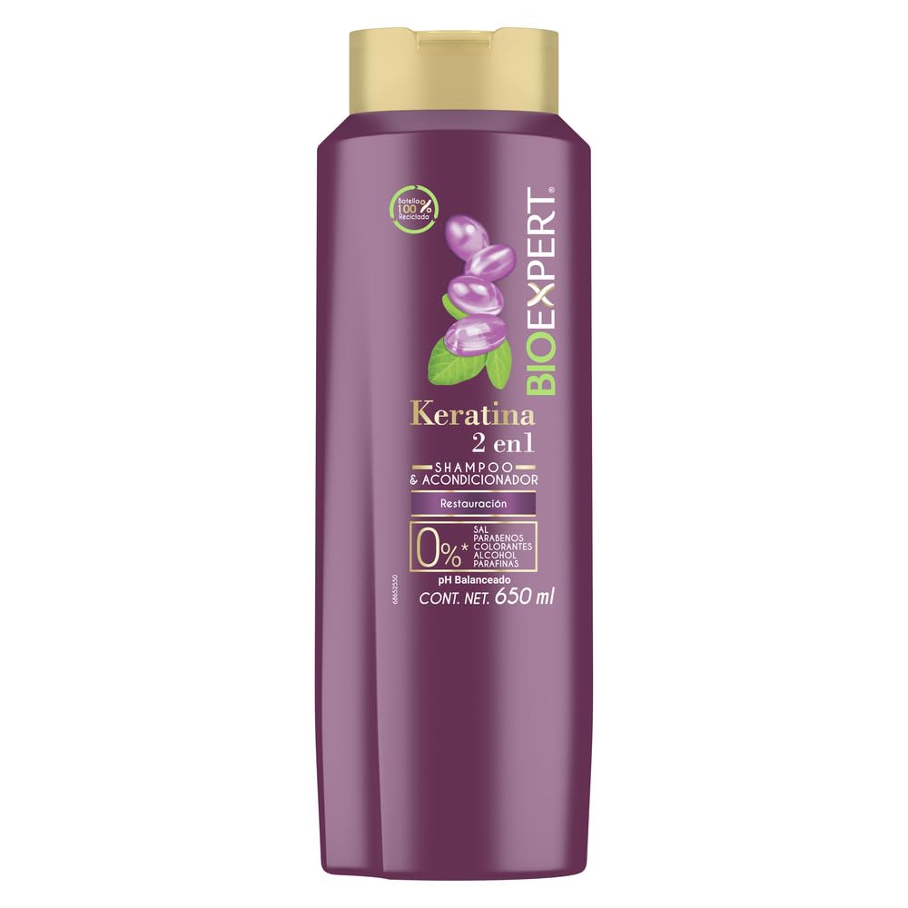 Bioexpert 2 in 1 Shampoo and Conditioner - Keratina 650ml